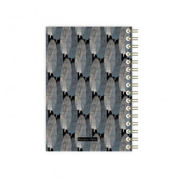 Monsieur Papier - Huge spiral notebook Bird Song