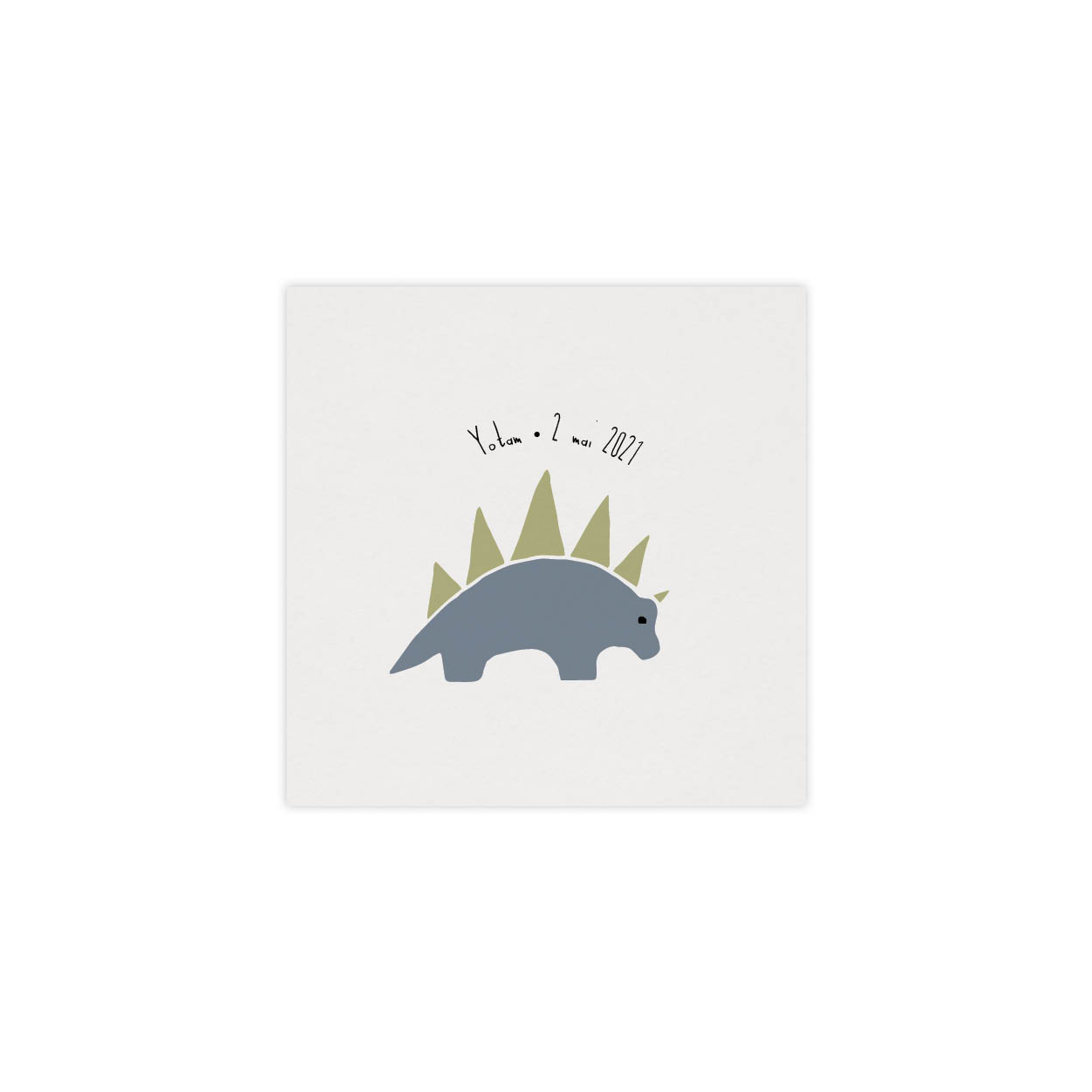 Monsieur Papier - Faire-part naissance Dino
