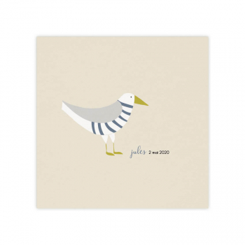 Monsieur Papier - Faire-part naissance Goéland 1
