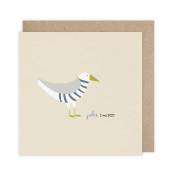 Monsieur Papier - Faire-part naissance Goéland 1