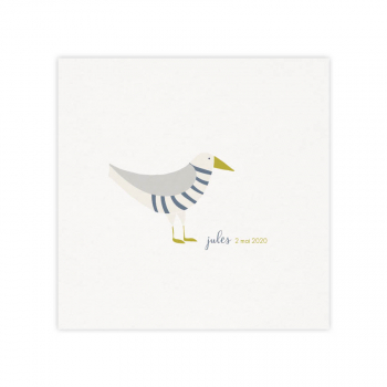 Monsieur Papier - Faire-part naissance Goéland 2