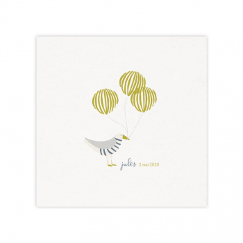 Monsieur Papier - Faire-part naissance Goéland 4