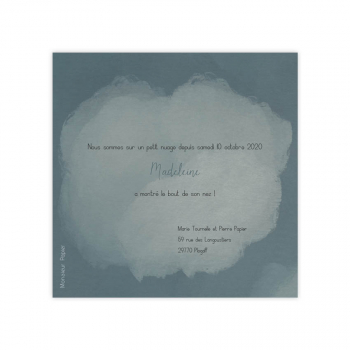 Monsieur Papier - Faire-part naissance Nuages
