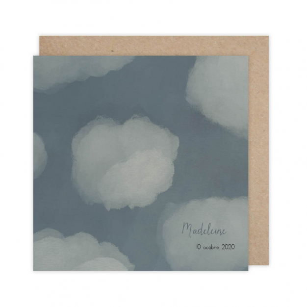 Monsieur Papier - Faire-part naissance Nuages