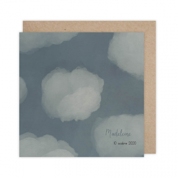 Monsieur Papier - Faire-part naissance Nuages