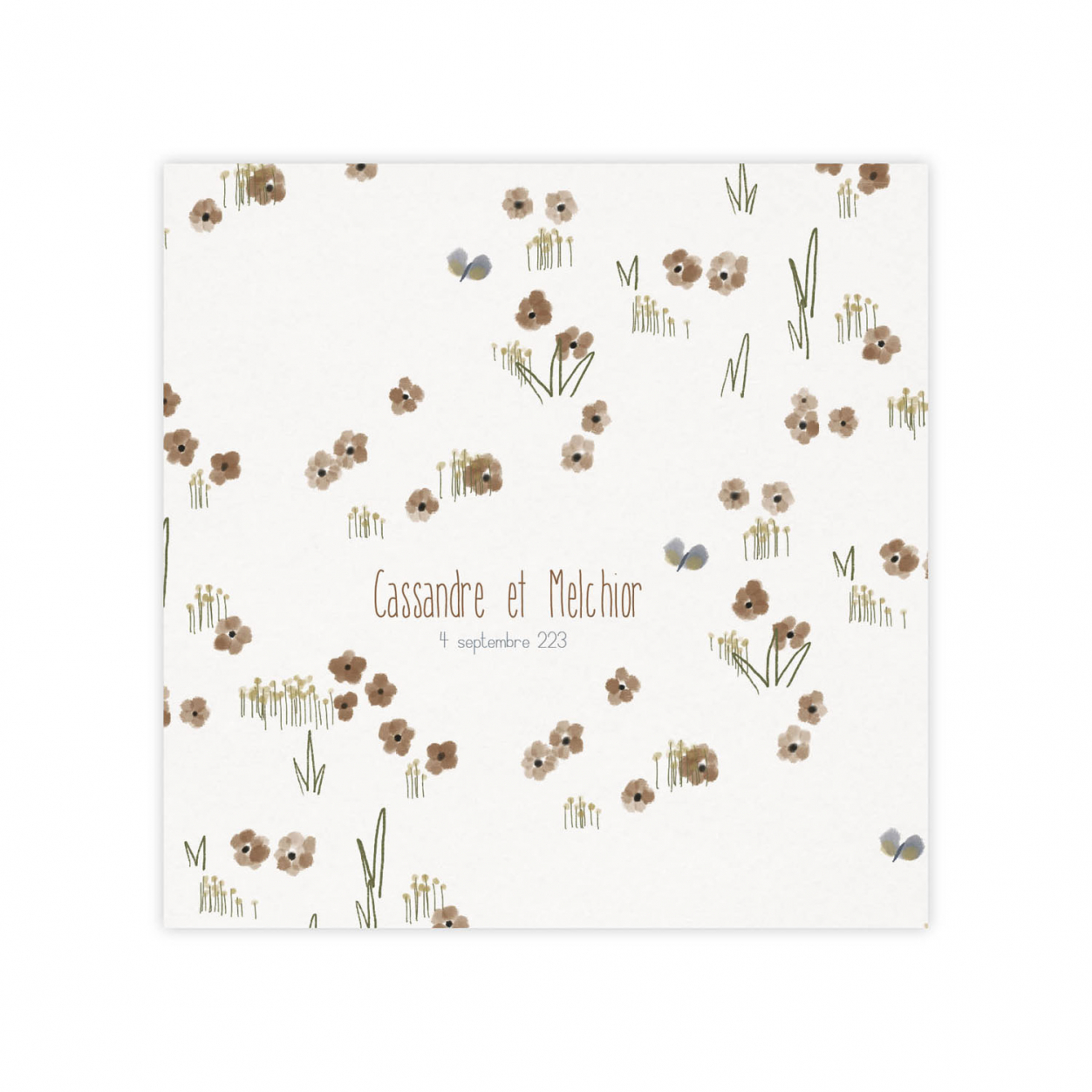 Monsieur Papier - Faire-part mariage Bouton d'or 2