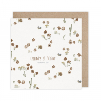 Monsieur Papier - Faire-part mariage Bouton d'or 2