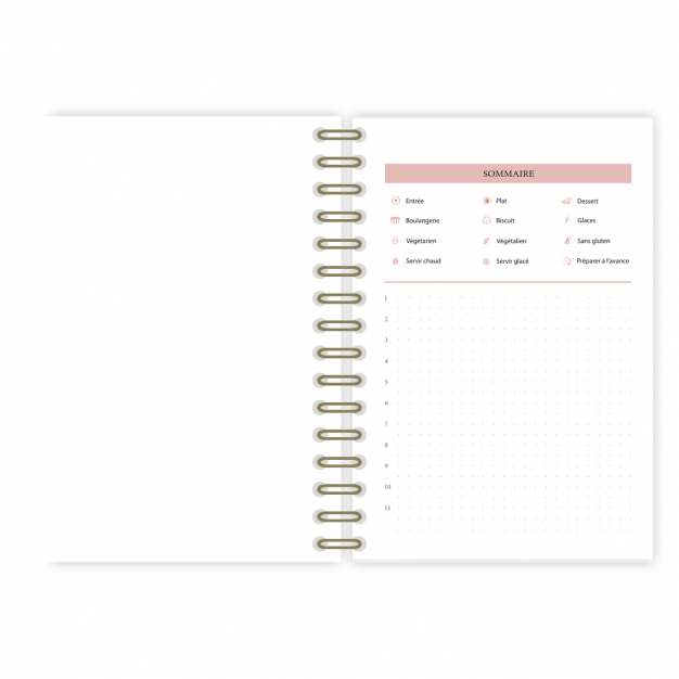 Monsieur Papier - Carnet de recettes Fruits