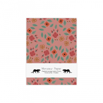 Monsieur Papier - Carnet S Pivoine