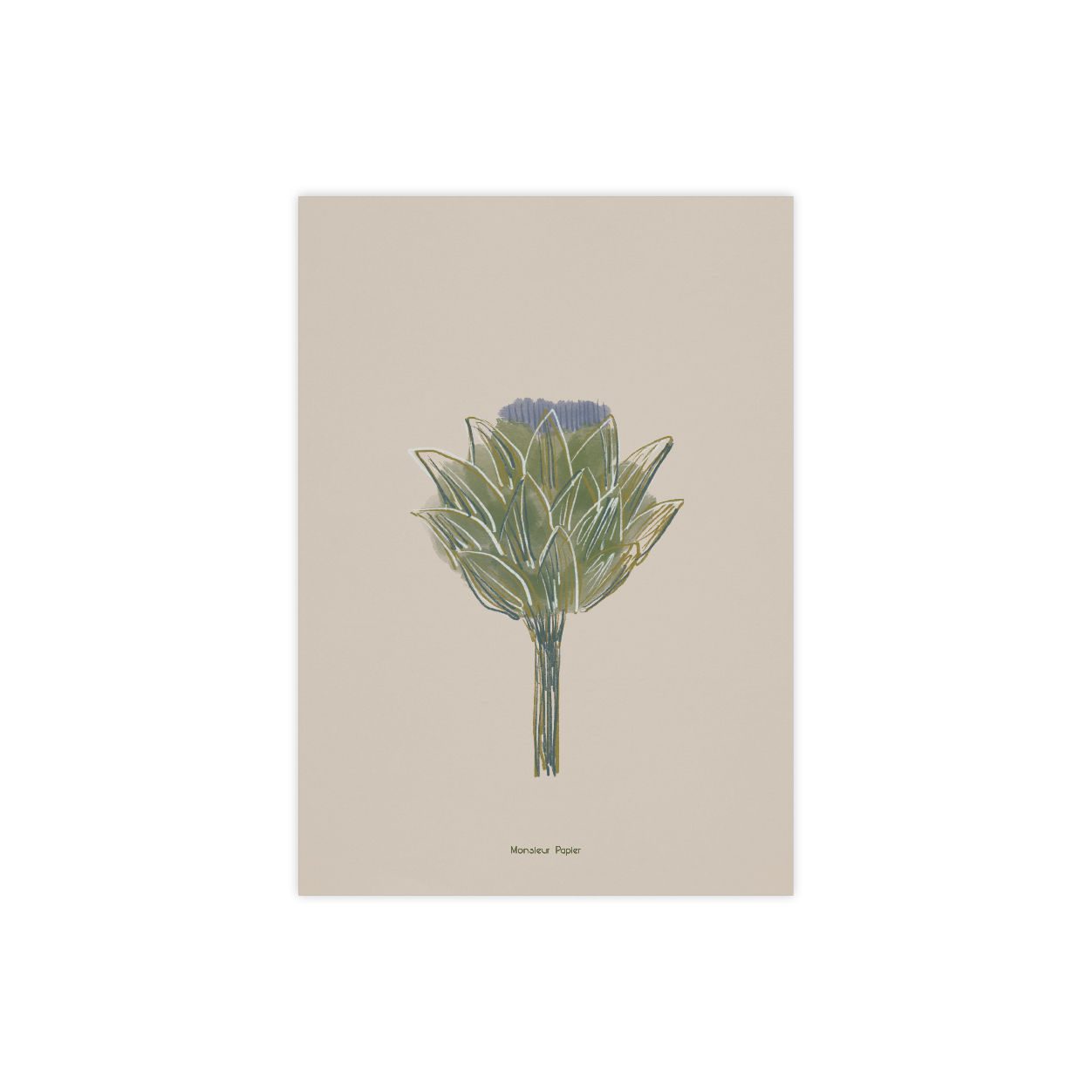 Monsieur Papier - Poster Artichaod