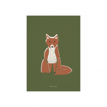 Monsieur Papier - Poster Fox