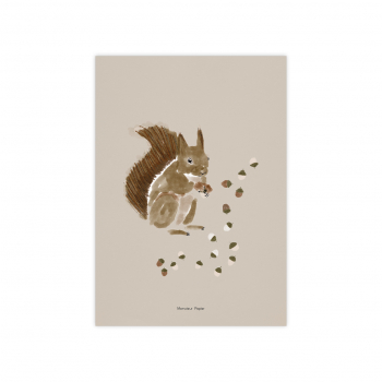 Monsieur Papier - Poster Squirrel