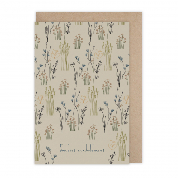 Monsieur Papier - Carte condoléances Champêtre