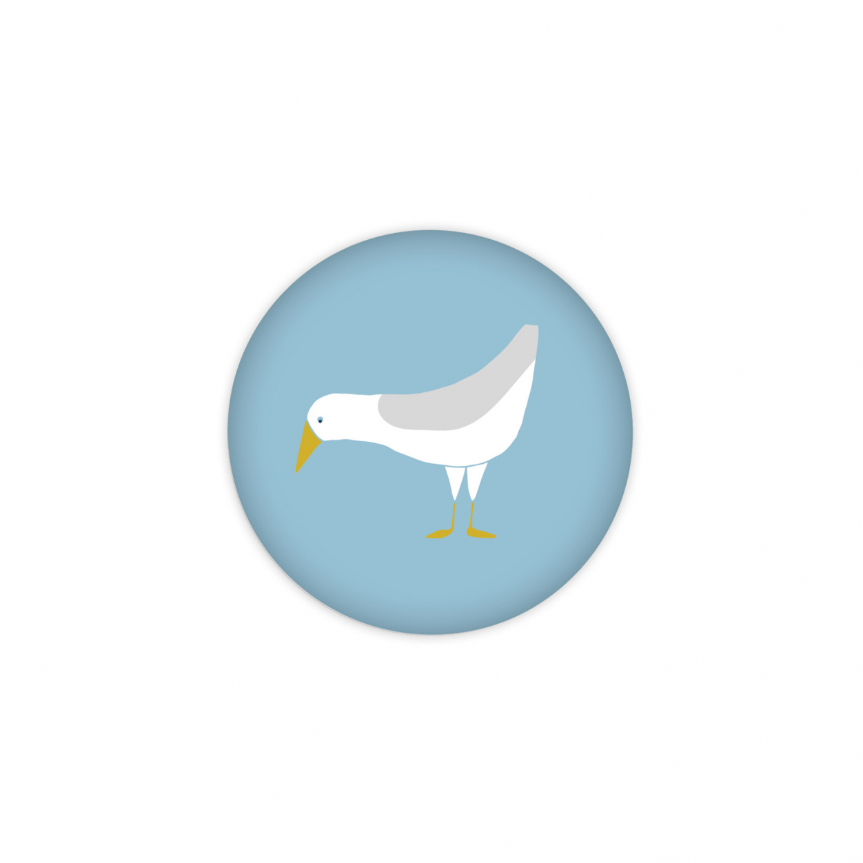 Monsieur Papier - Badge Goéland 2