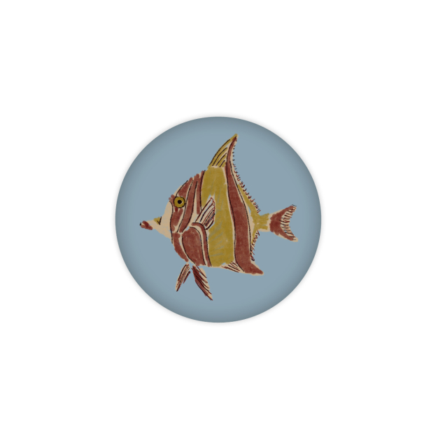 Monsieur Papier - Badge Flying Fish