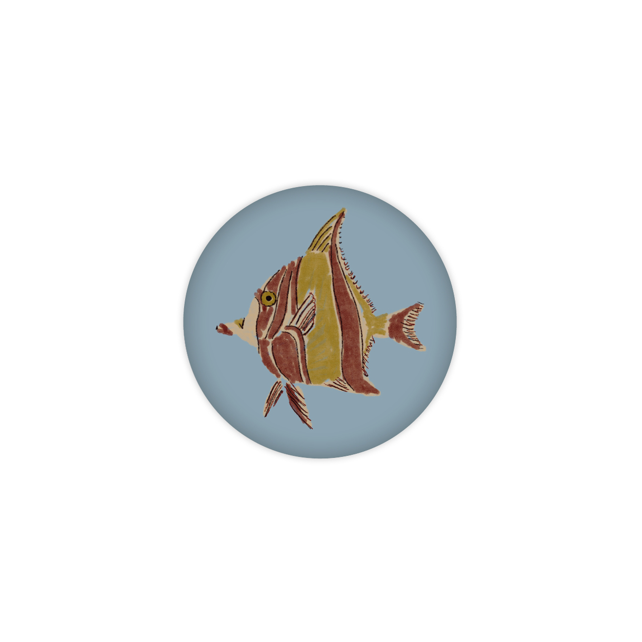 Monsieur Papier - Badge Flying Fish