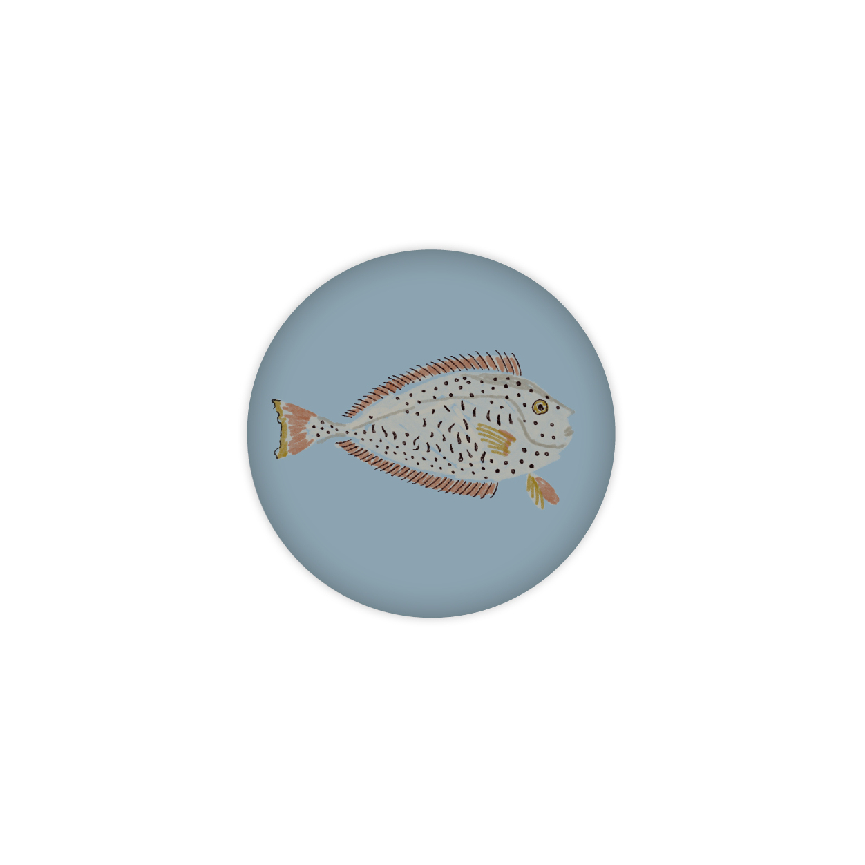 Monsieur Papier - Badge Daurade