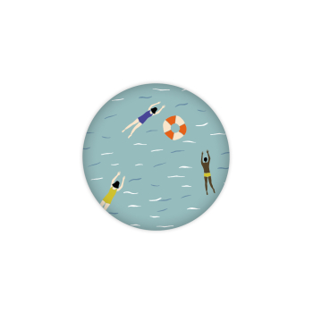 Monsieur Papier - Badge Nageurs