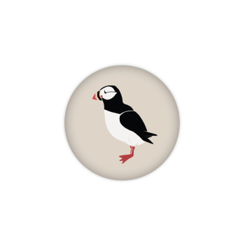 Monsieur Papier - Badge Puffin