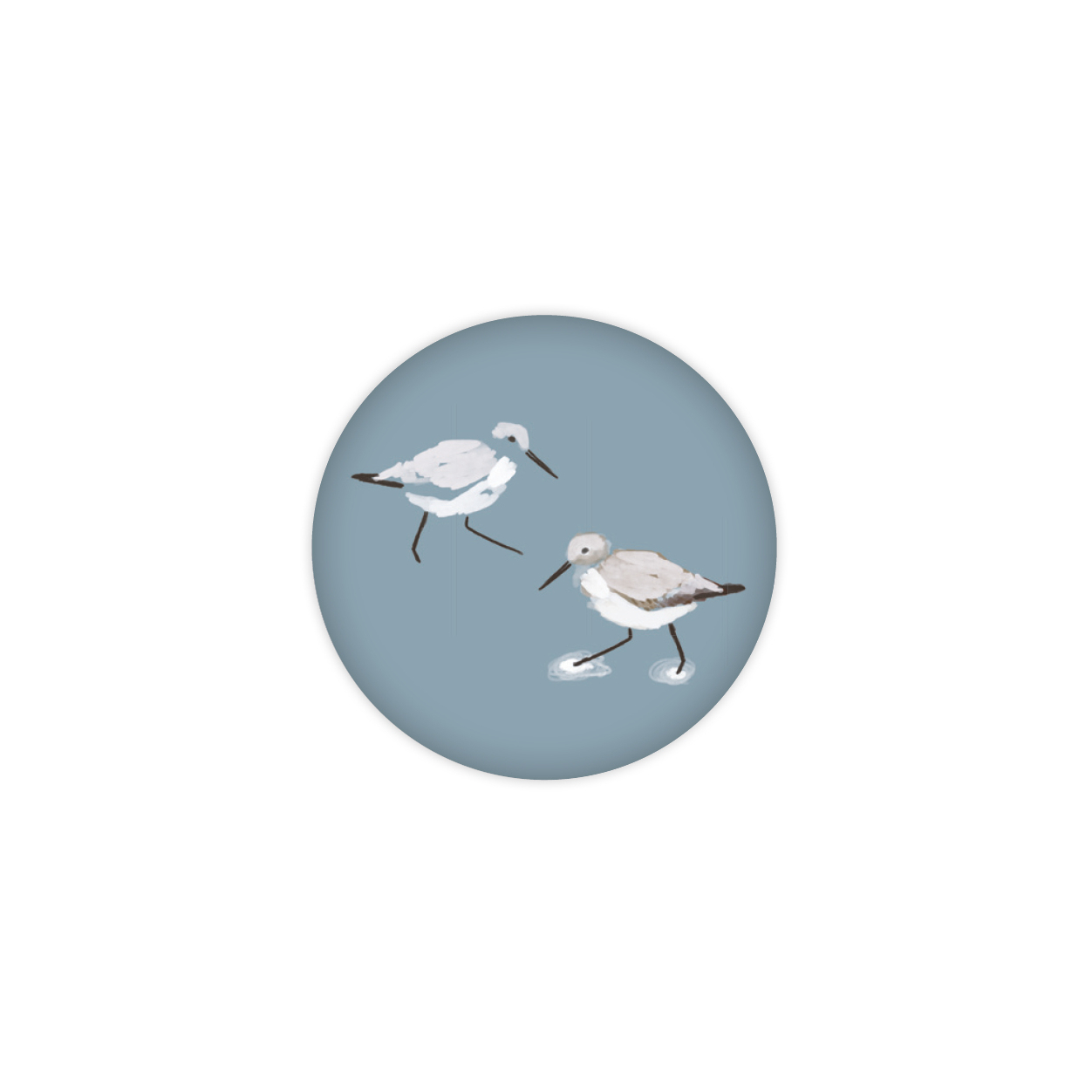 Monsieur Papier - Badge Limicoles
