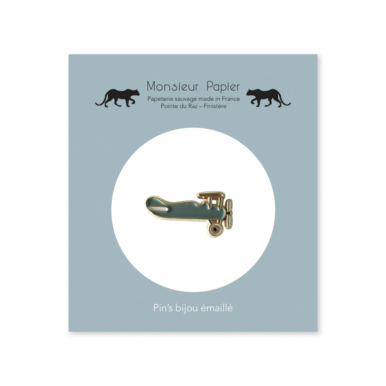 Monsieur Papier - Enamel pin Zèbre