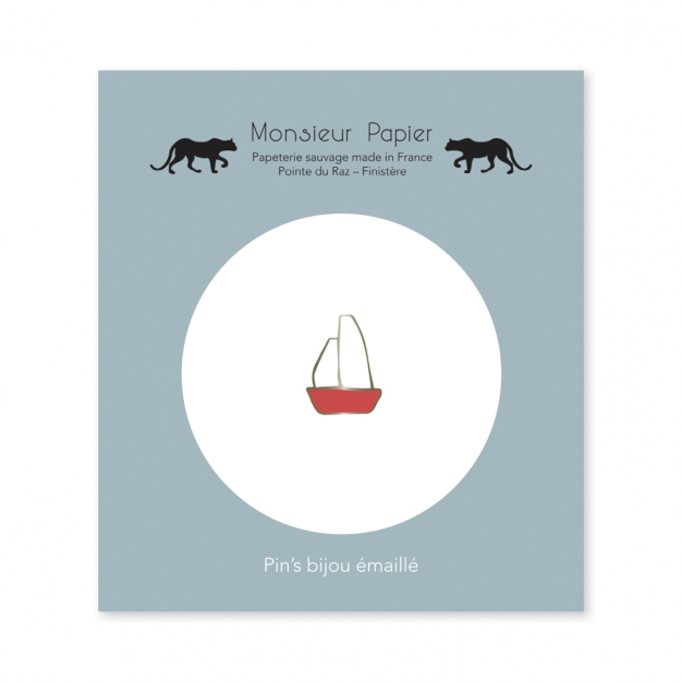 Monsieur Papier - Enamel pin Bateau