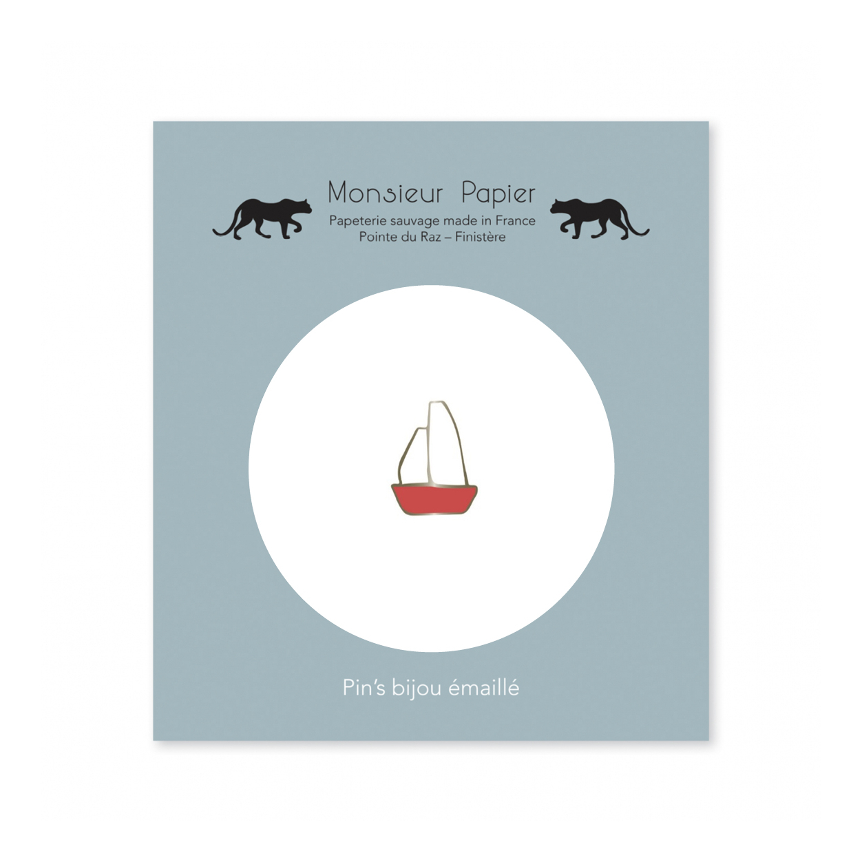 Monsieur Papier - Enamel pin Bateau