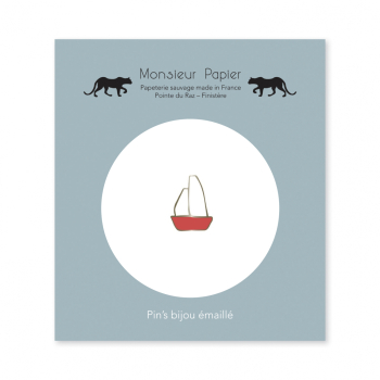 Monsieur Papier - Enamel pin Bateau