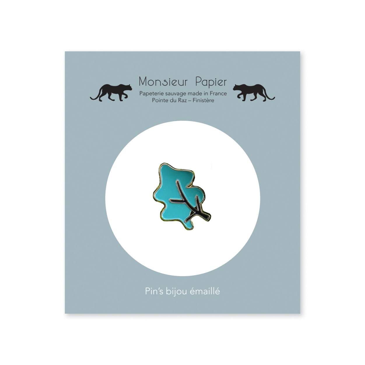 Monsieur Papier - Pin's Arbre