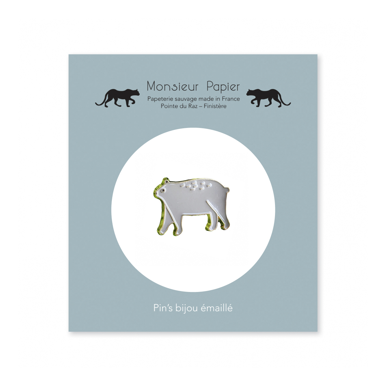 Monsieur Papier - Pin's Orso