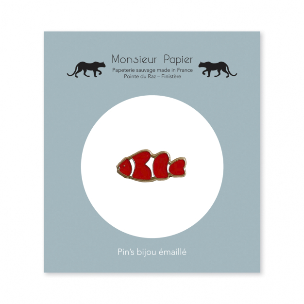 Monsieur Papier - Enamel pin Poisson-clown