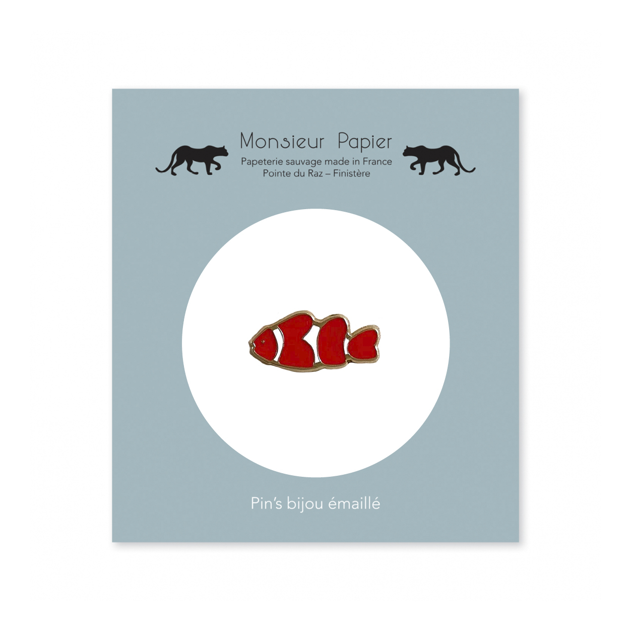 Monsieur Papier - Enamel pin Poisson-clown