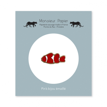 Monsieur Papier - Enamel pin Poisson-clown