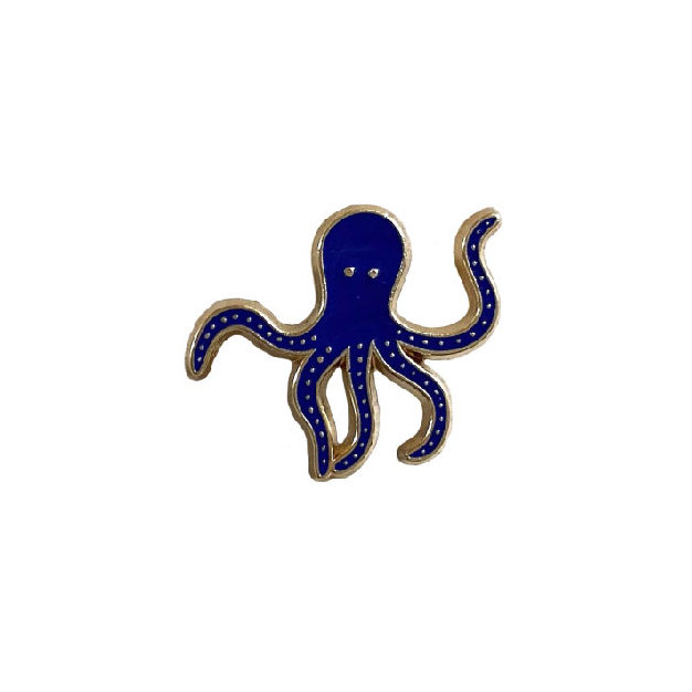 Monsieur Papier - Pin's Poulpe