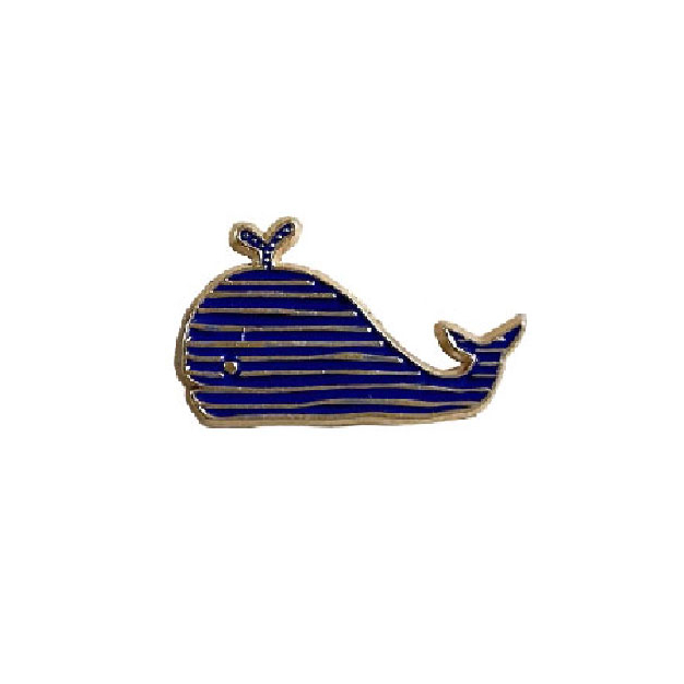Monsieur Papier - Enamel pin Baleine