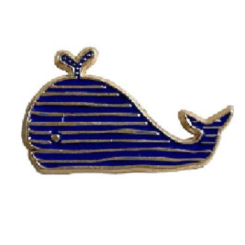 Monsieur Papier - Enamel pin Baleine