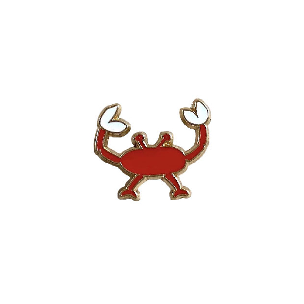 Monsieur Papier - Enamel pin Crabe