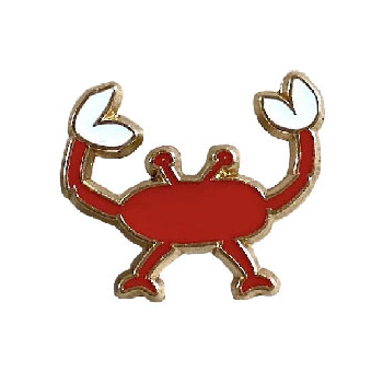 Monsieur Papier - Enamel pin Crabe