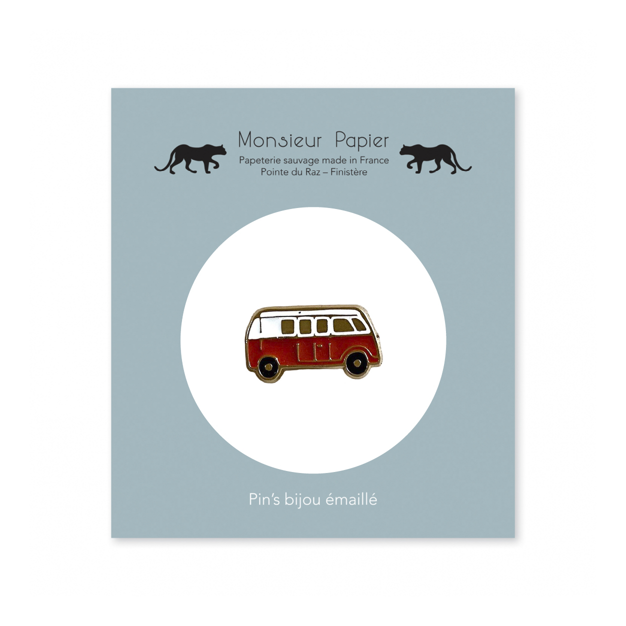 Monsieur Papier - Enamel pin Van