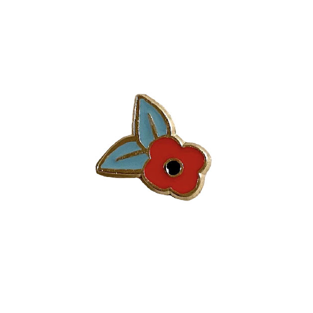Monsieur Papier - Pin's Fleur
