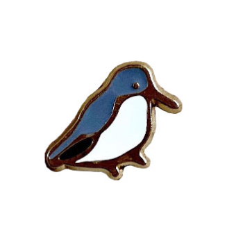 Monsieur Papier - Enamel pin Bécasseau