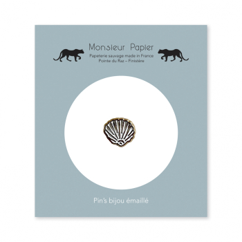 Monsieur Papier - Enamel pin Coquillage