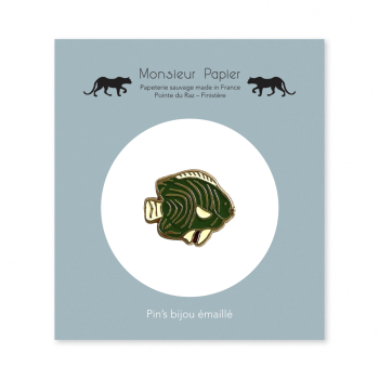 Monsieur Papier - Pin's Poisson