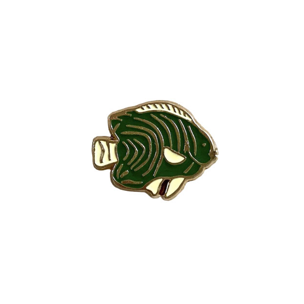 Monsieur Papier - Pin's Poisson