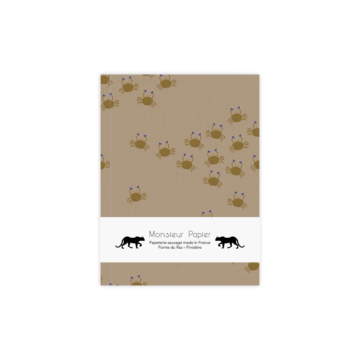 Monsieur Papier - Carnet S Un p'tit crabe