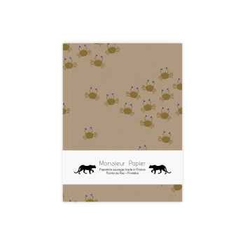 Monsieur Papier - Carnet S Un p'tit crabe