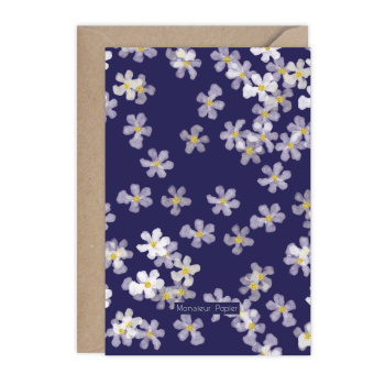 Monsieur Papier - Card Blue Spring