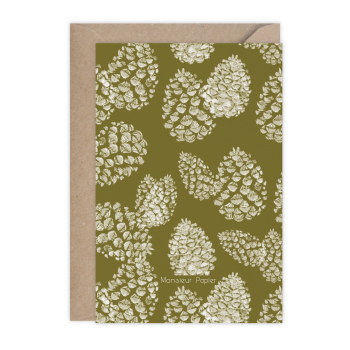 Monsieur Papier - Card Pinecones