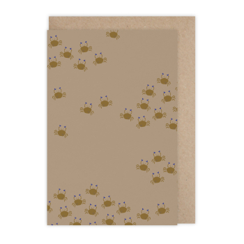 Monsieur Papier - Carte Un p'tit crabe