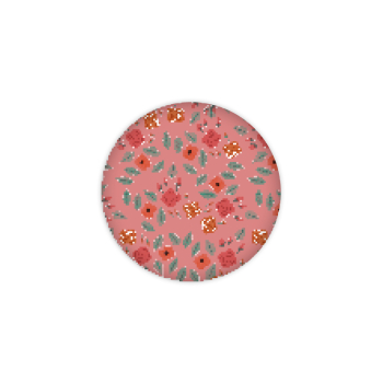 Monsieur Papier - Badge Pivoine